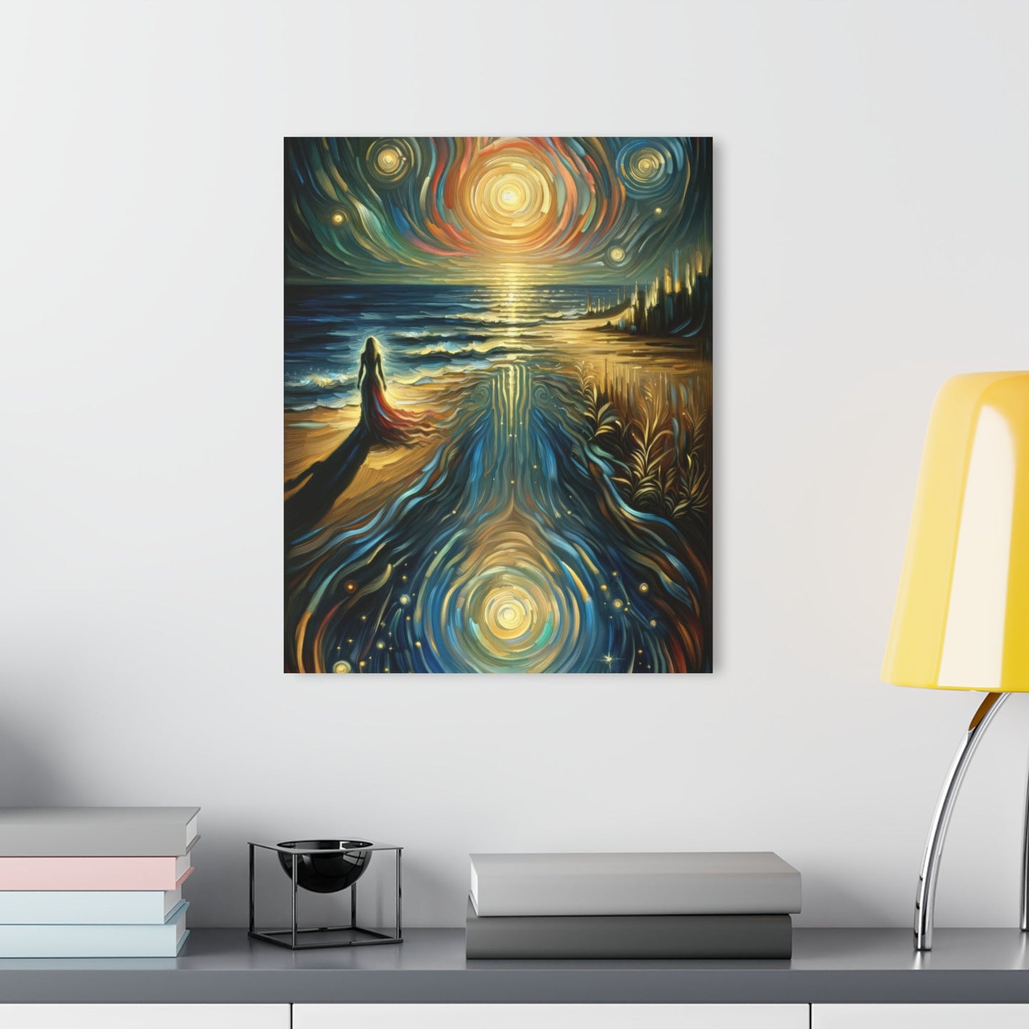 Solitary Evening Departure Acrylic Prints (French Cleat Hanging) - ATUH.ART