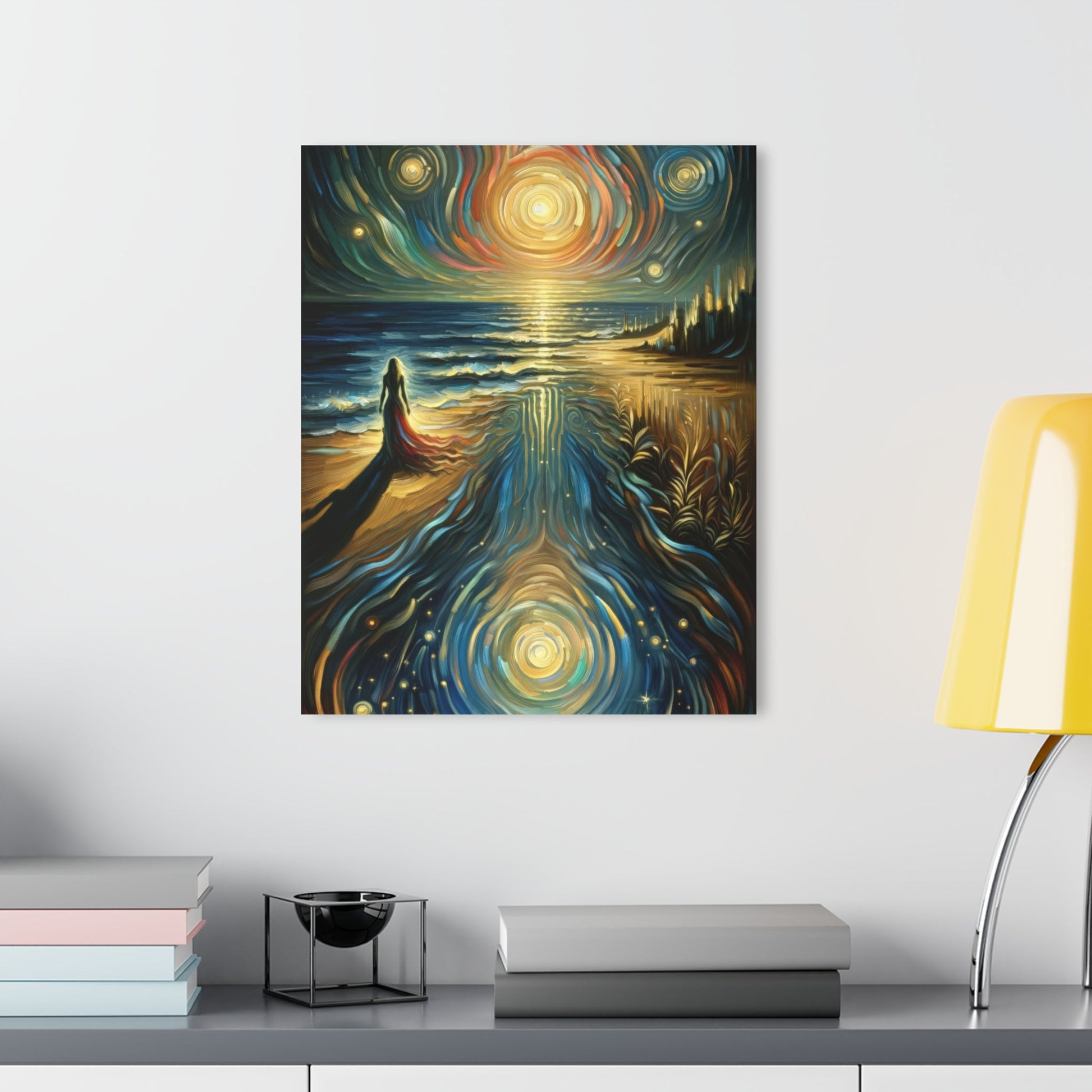 Solitary Evening Departure Acrylic Prints (French Cleat Hanging) - ATUH.ART