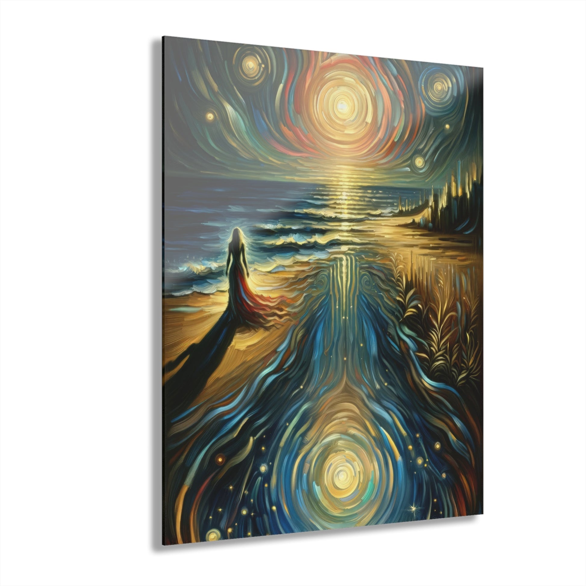 Solitary Evening Departure Acrylic Prints (French Cleat Hanging) - ATUH.ART