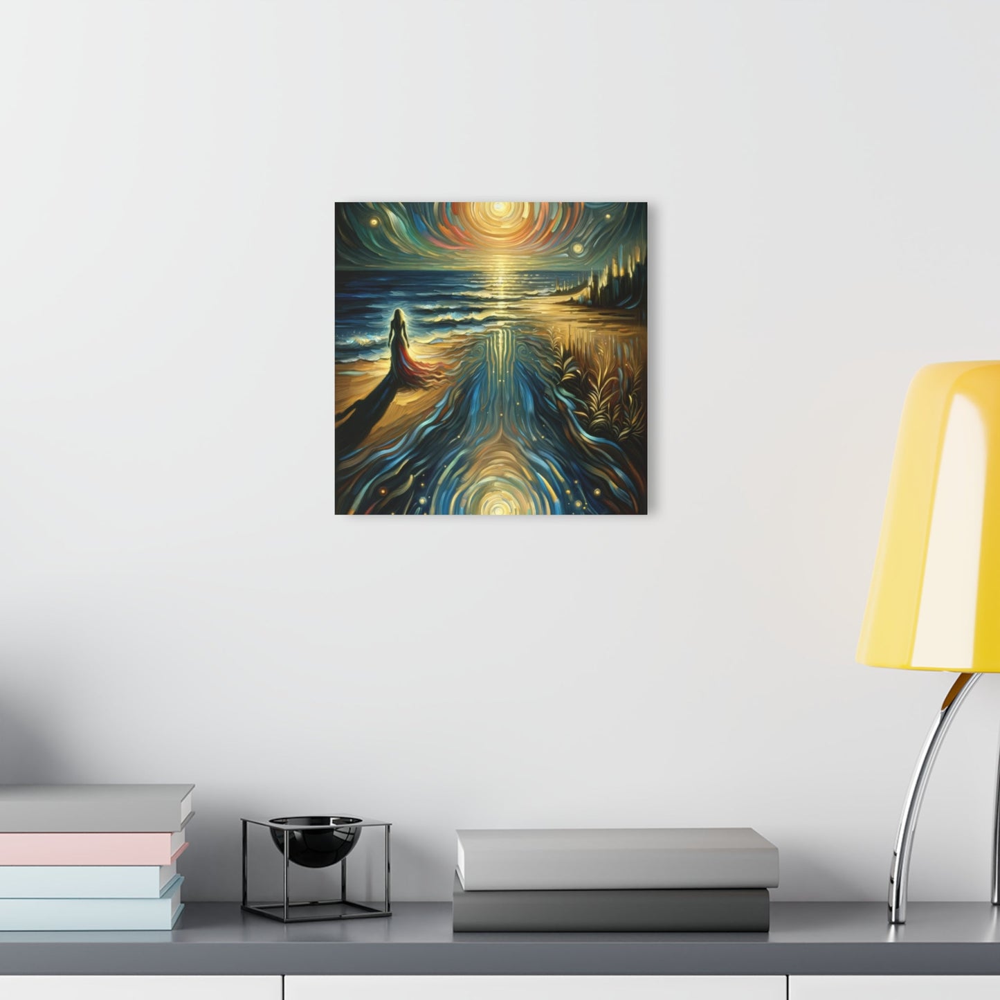 Solitary Evening Departure Acrylic Prints (French Cleat Hanging) - ATUH.ART