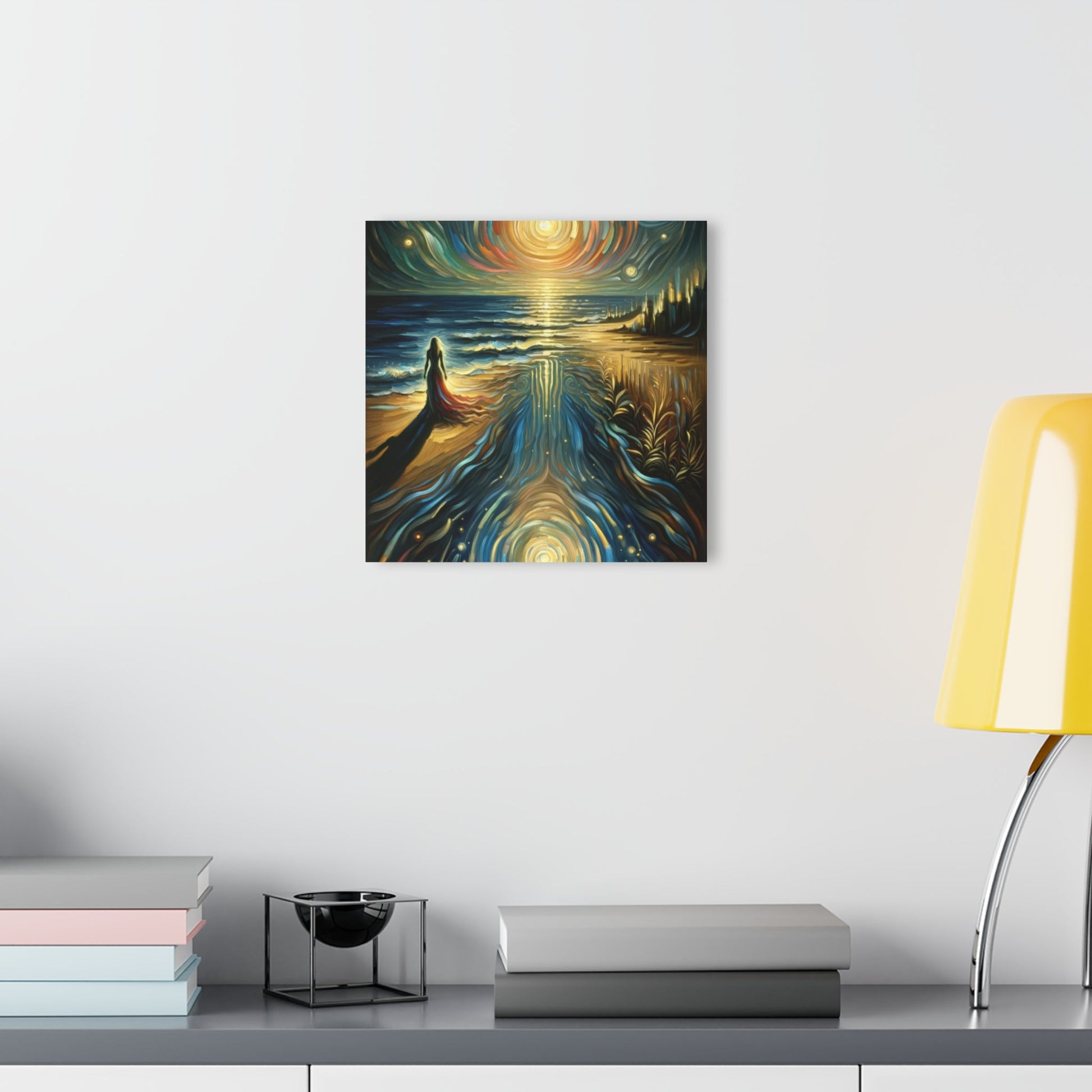 Solitary Evening Departure Acrylic Prints (French Cleat Hanging) - ATUH.ART