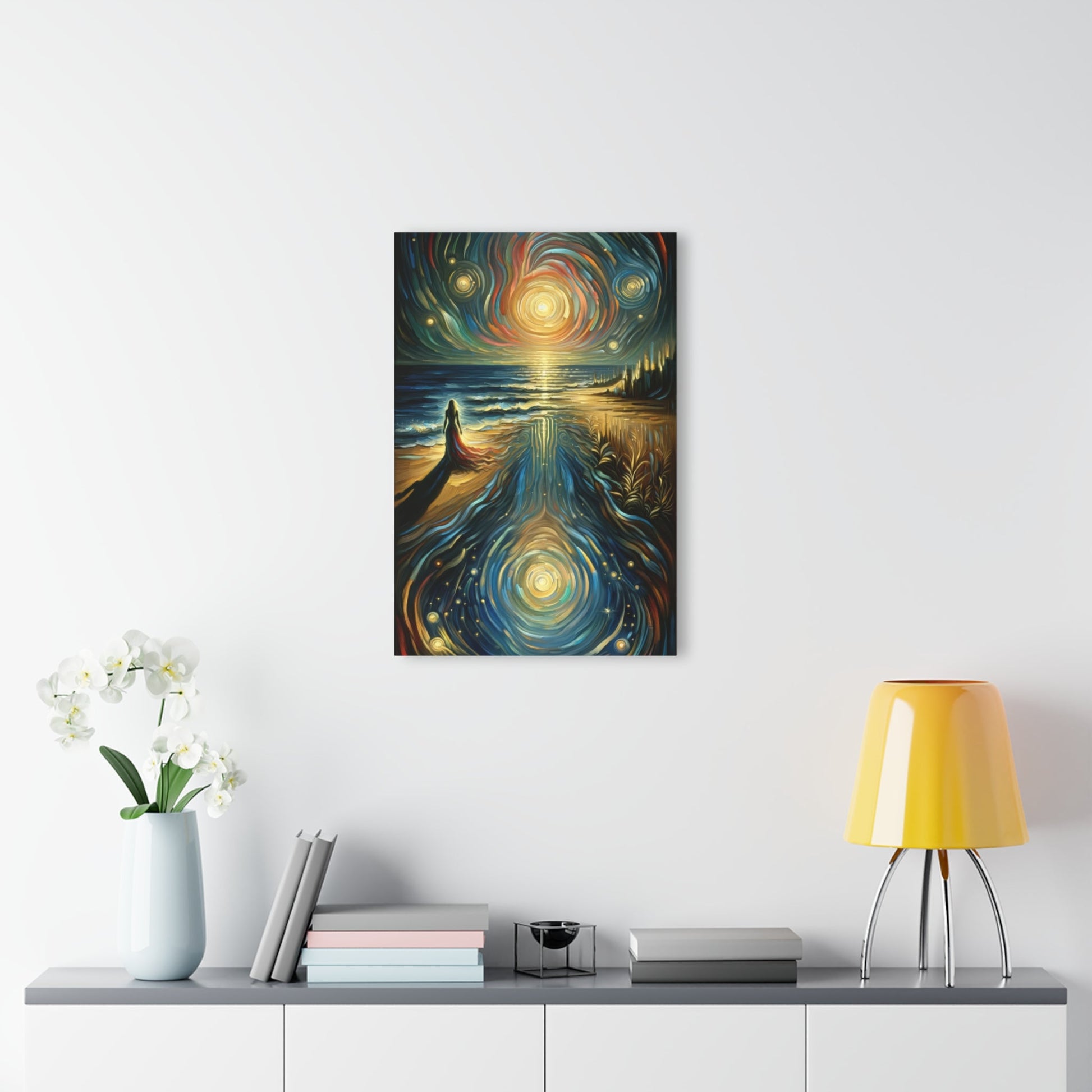 Solitary Evening Departure Acrylic Prints (French Cleat Hanging) - ATUH.ART