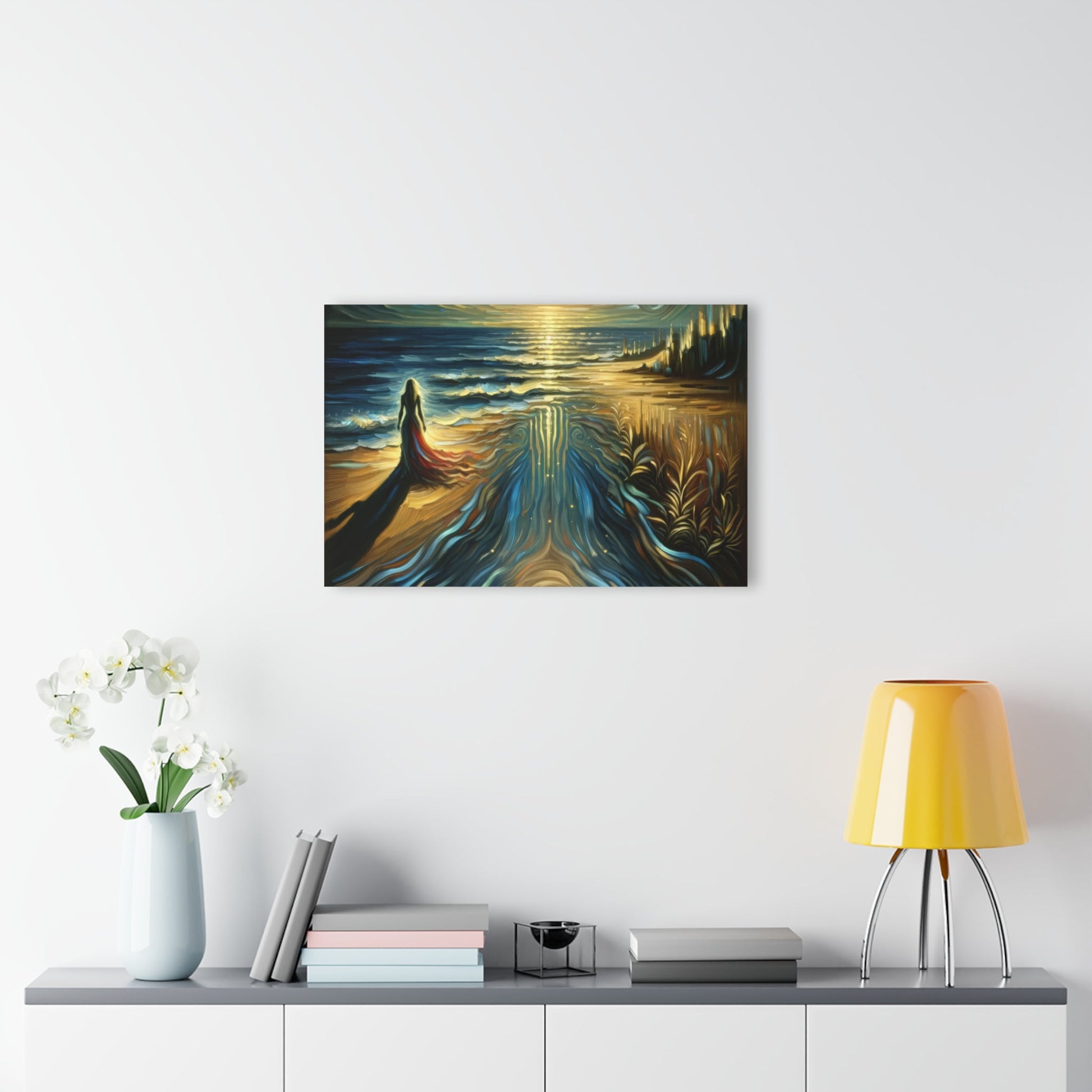 Solitary Evening Departure Acrylic Prints (French Cleat Hanging) - ATUH.ART