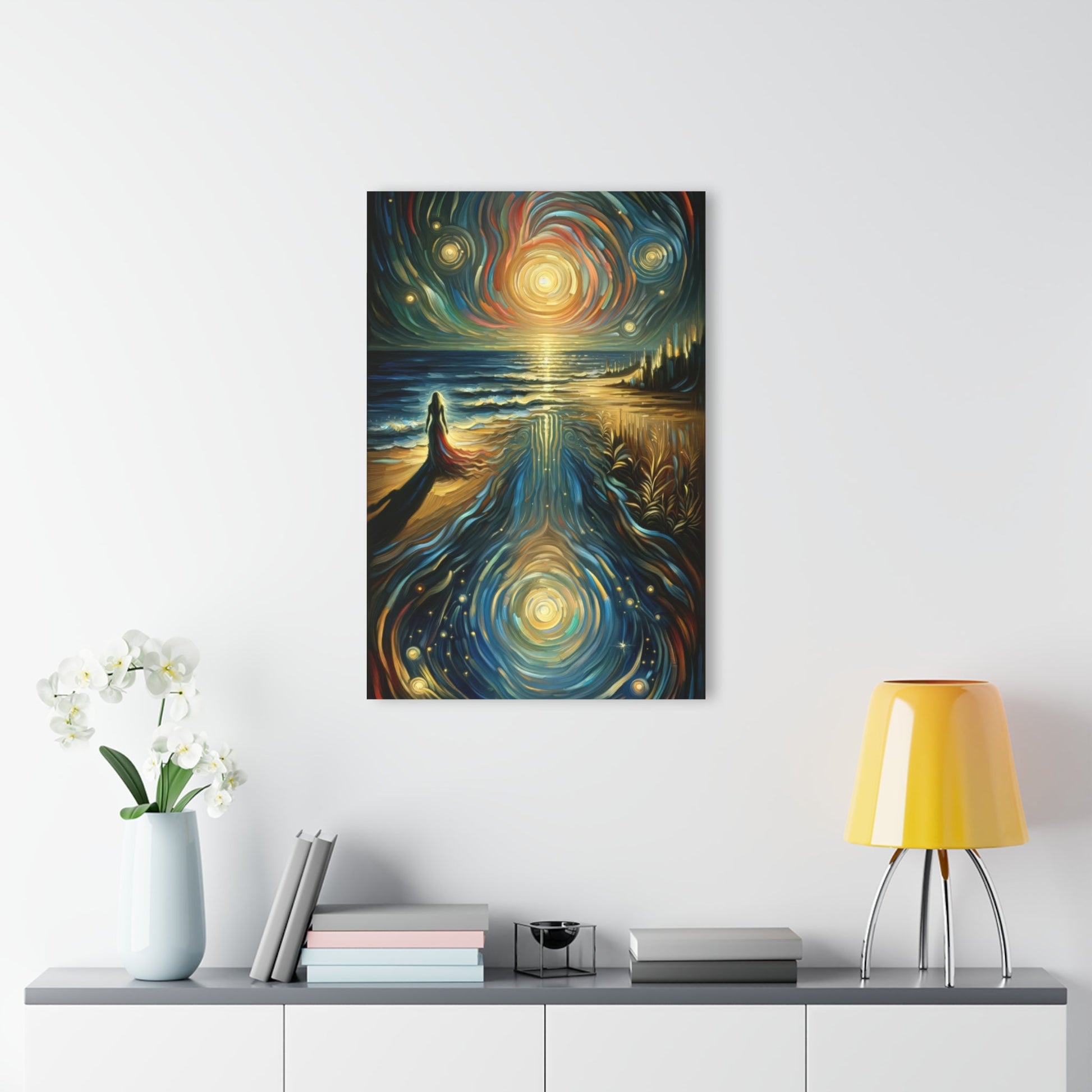 Solitary Evening Departure Acrylic Prints (French Cleat Hanging) - ATUH.ART
