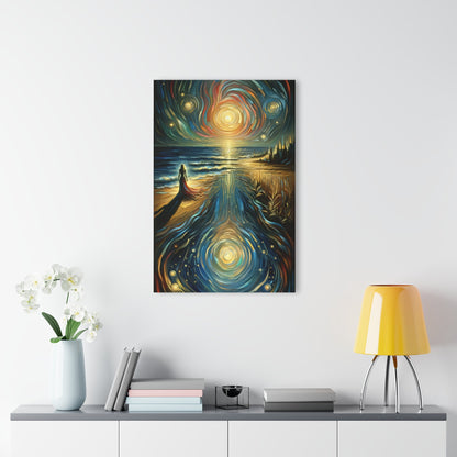 Solitary Evening Departure Acrylic Prints (French Cleat Hanging) - ATUH.ART