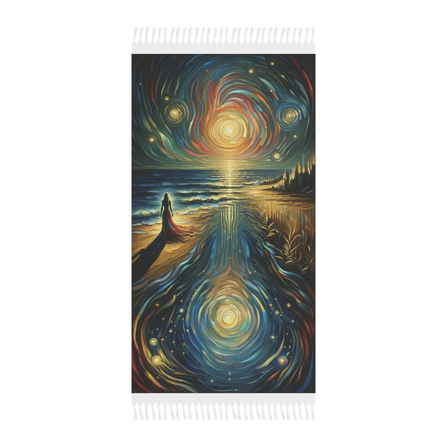 Solitary Evening Departure Boho Beach Cloth - ATUH.ART