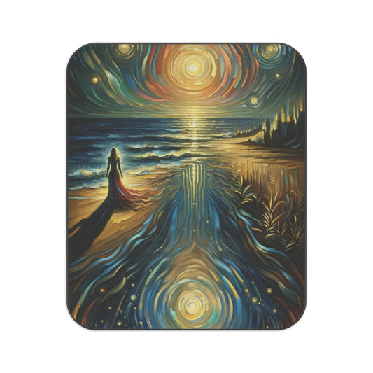 Solitary Evening Departure Picnic Blanket - ATUH.ART