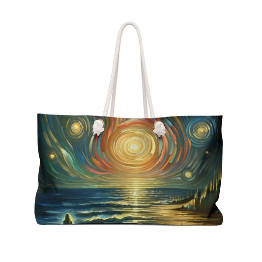 Solitary Evening Departure Weekender Bag - ATUH.ART