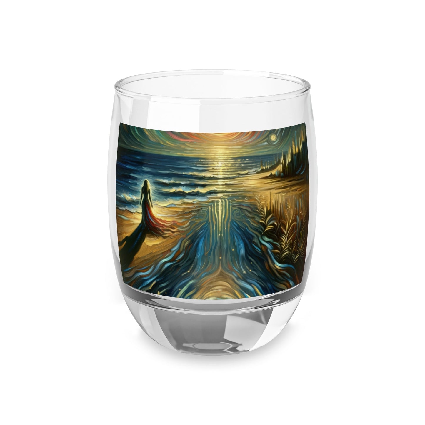 Solitary Evening Departure Whiskey Glass - ATUH.ART