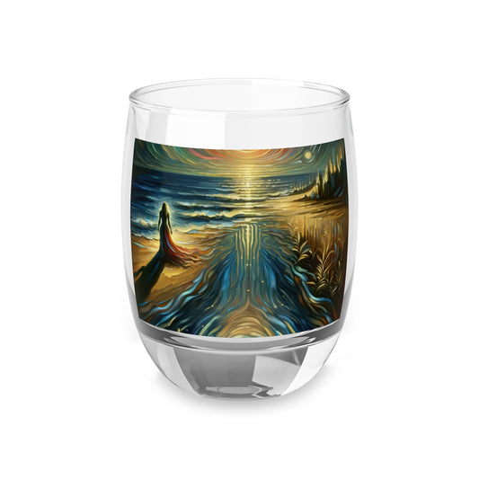 Solitary Evening Departure Whiskey Glass - ATUH.ART