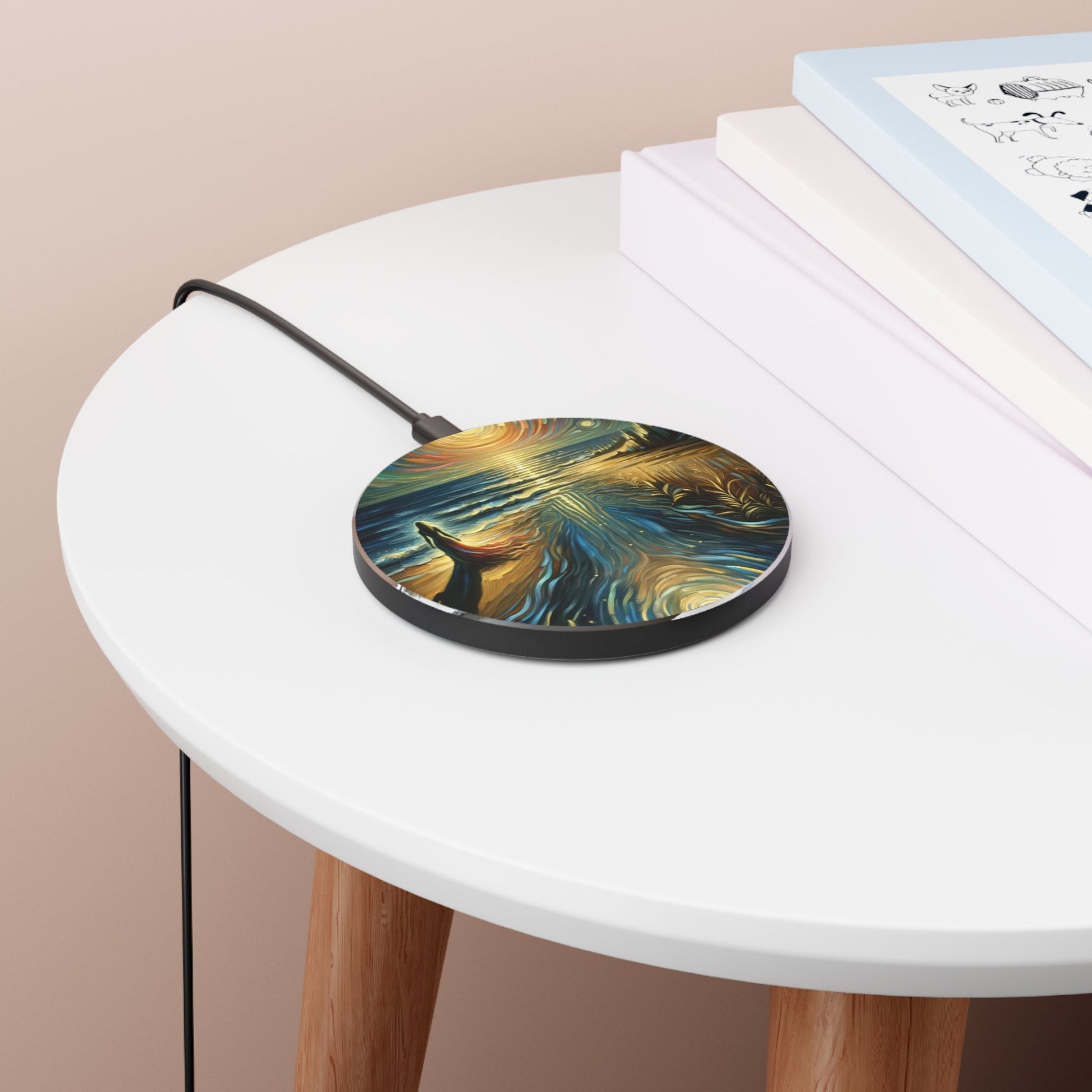 Solitary Evening Departure Wireless Charger - ATUH.ART