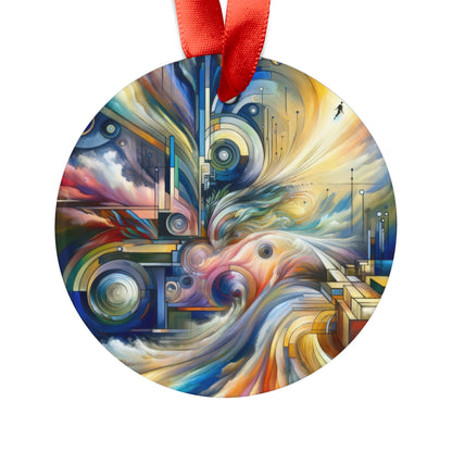 Sovereign Integral Journey Acrylic Ornament with Ribbon - ATUH.ART