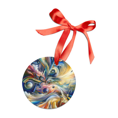 Sovereign Integral Journey Acrylic Ornament with Ribbon - ATUH.ART