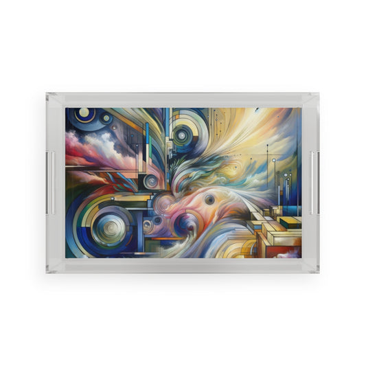 Sovereign Integral Journey Acrylic Serving Tray - ATUH.ART