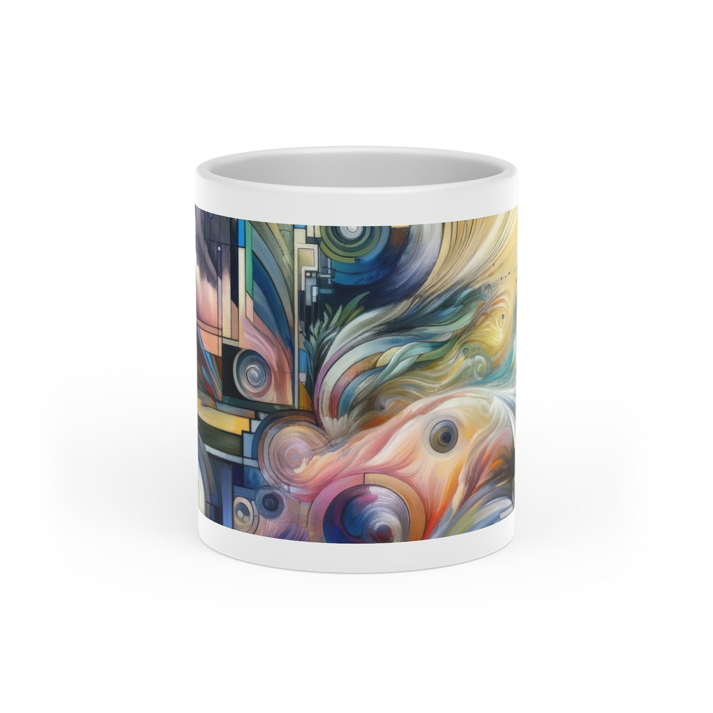 Sovereign Integral Journey Heart-Shaped Mug - ATUH.ART