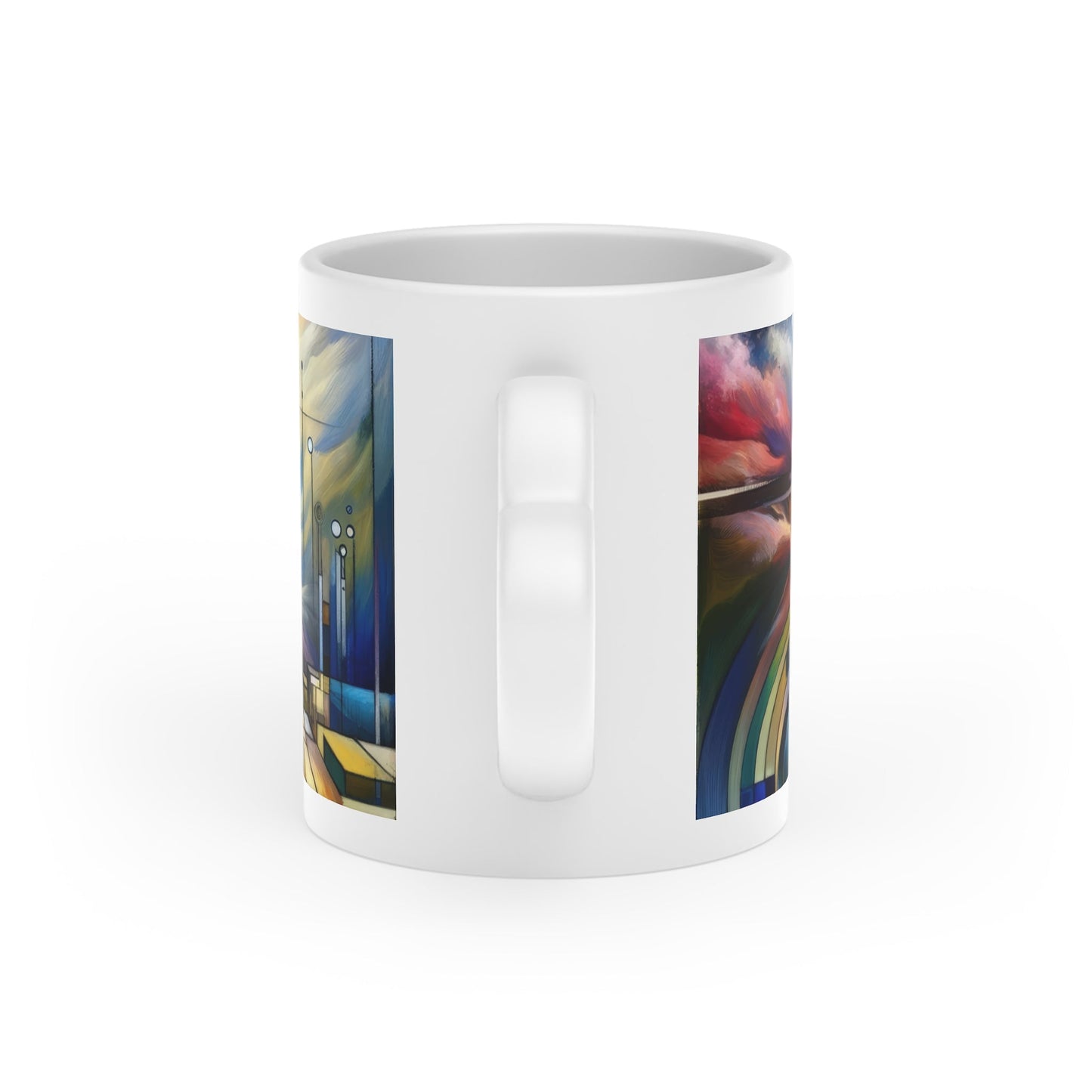 Sovereign Integral Journey Heart-Shaped Mug - ATUH.ART