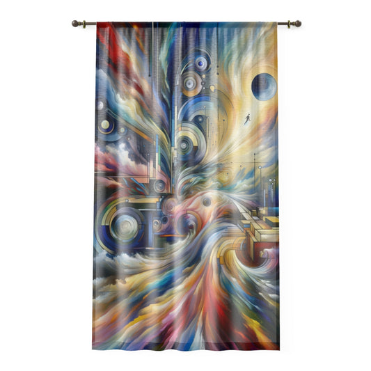 Sovereign Integral Journey Window Curtain - ATUH.ART