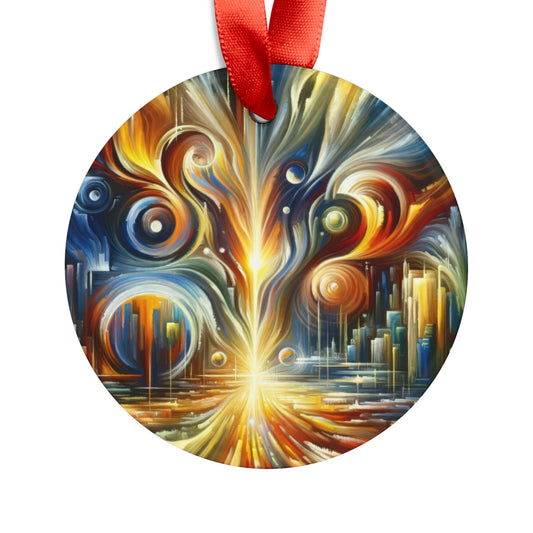 Sovereign Integral Transformation Acrylic Ornament with Ribbon - ATUH.ART