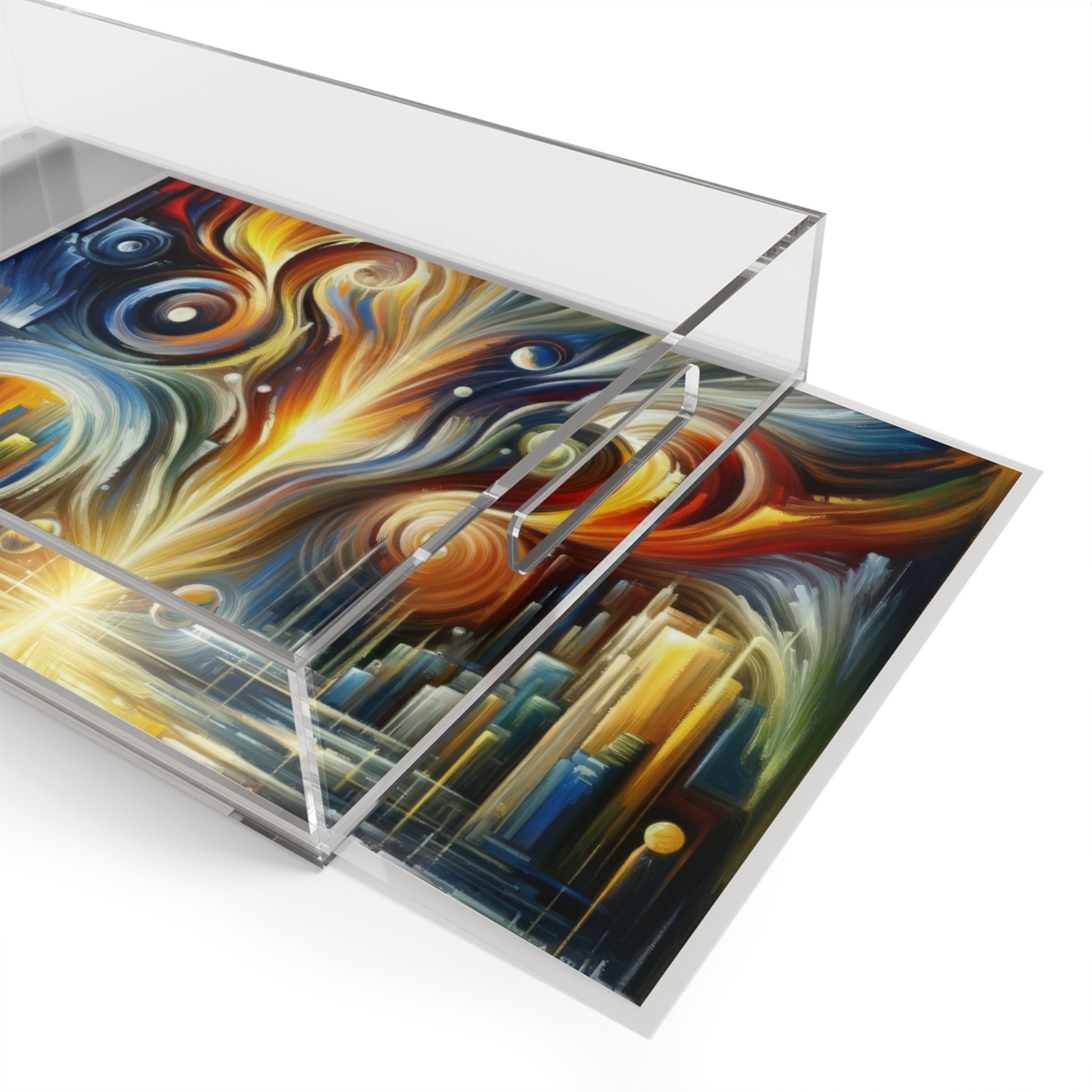 Sovereign Integral Transformation Acrylic Serving Tray - ATUH.ART