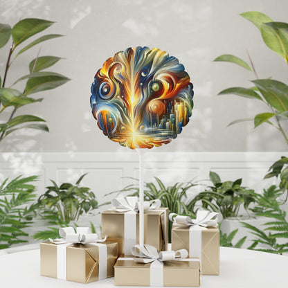 Sovereign Integral Transformation Balloon (Round and Heart-shaped), 11" - ATUH.ART