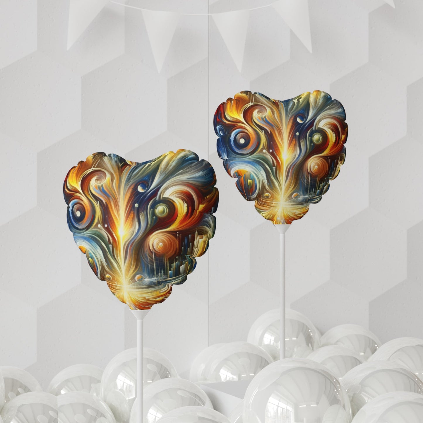 Sovereign Integral Transformation Balloon (Round and Heart-shaped), 11" - ATUH.ART