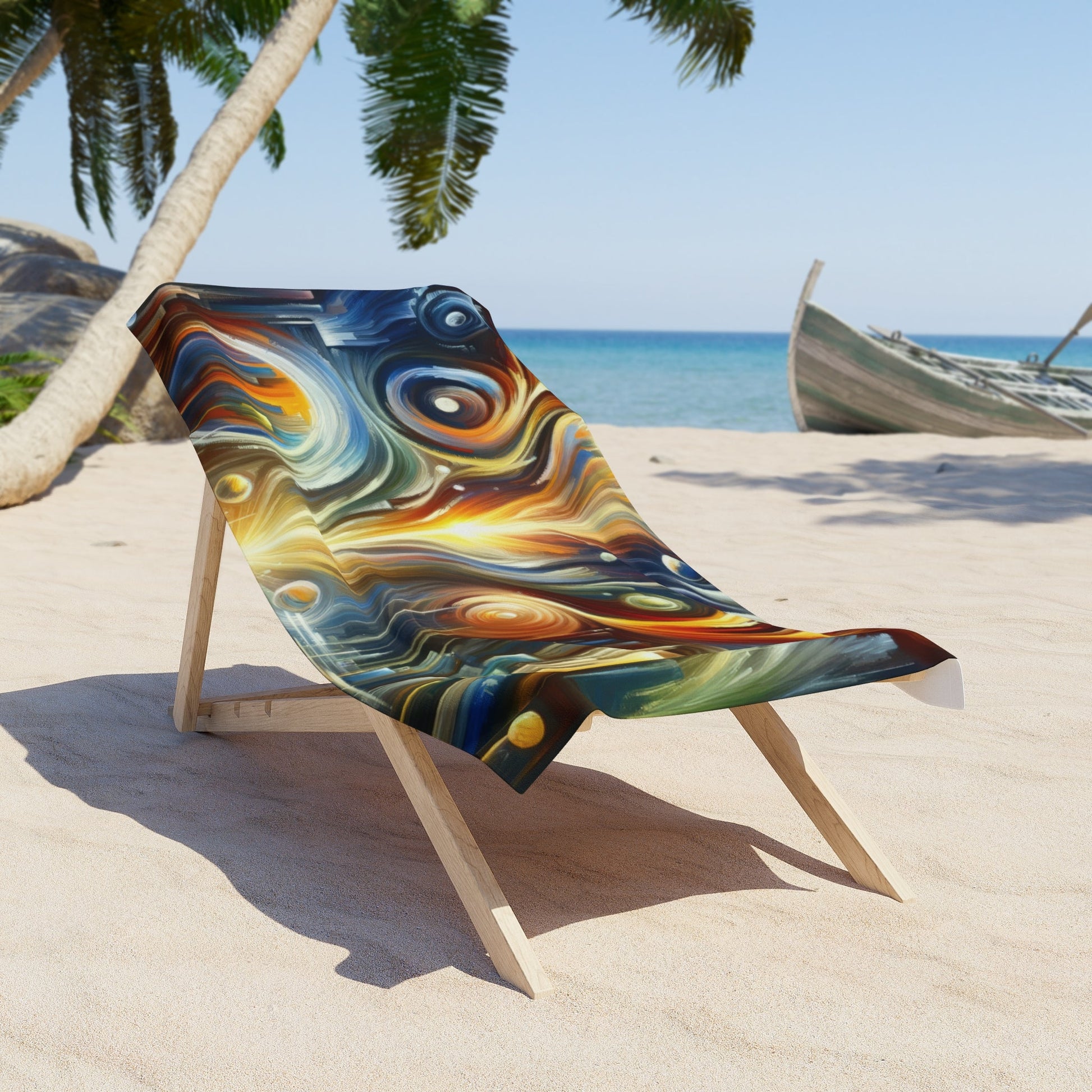 Sovereign Integral Transformation Beach Towel - ATUH.ART