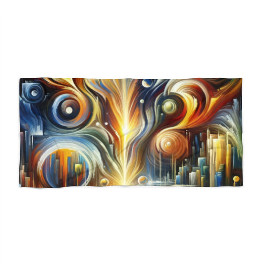 Sovereign Integral Transformation Beach Towel - ATUH.ART