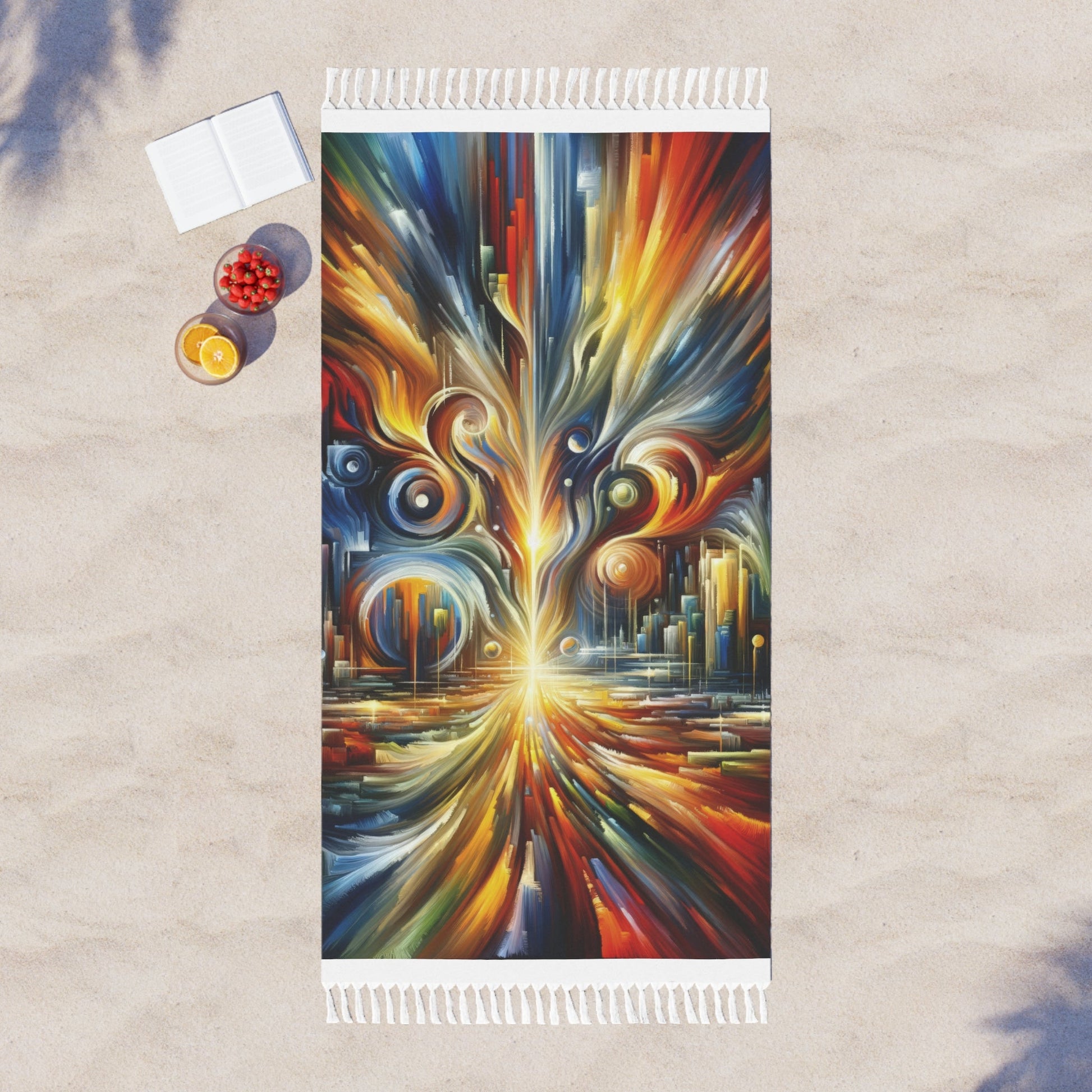 Sovereign Integral Transformation Boho Beach Cloth - ATUH.ART