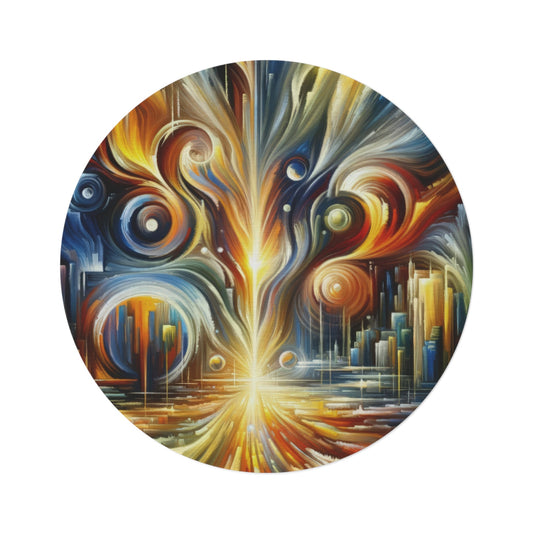 Sovereign Integral Transformation Round Rug - ATUH.ART