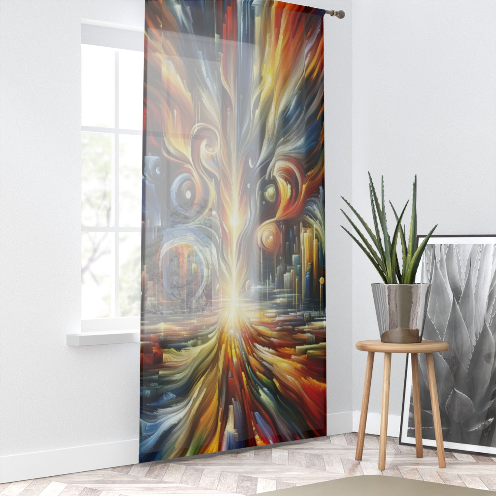 Sovereign Integral Transformation Window Curtain - ATUH.ART
