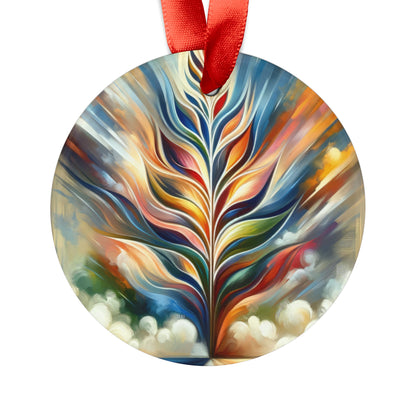 Sovereign Radiance Cultivation Acrylic Ornament with Ribbon - ATUH.ART