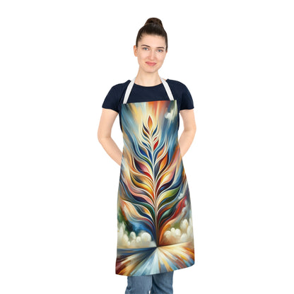 Sovereign Radiance Cultivation Adult Apron (AOP) - ATUH.ART