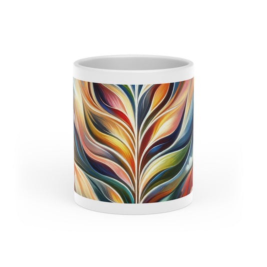 Sovereign Radiance Cultivation Heart-Shaped Mug - ATUH.ART