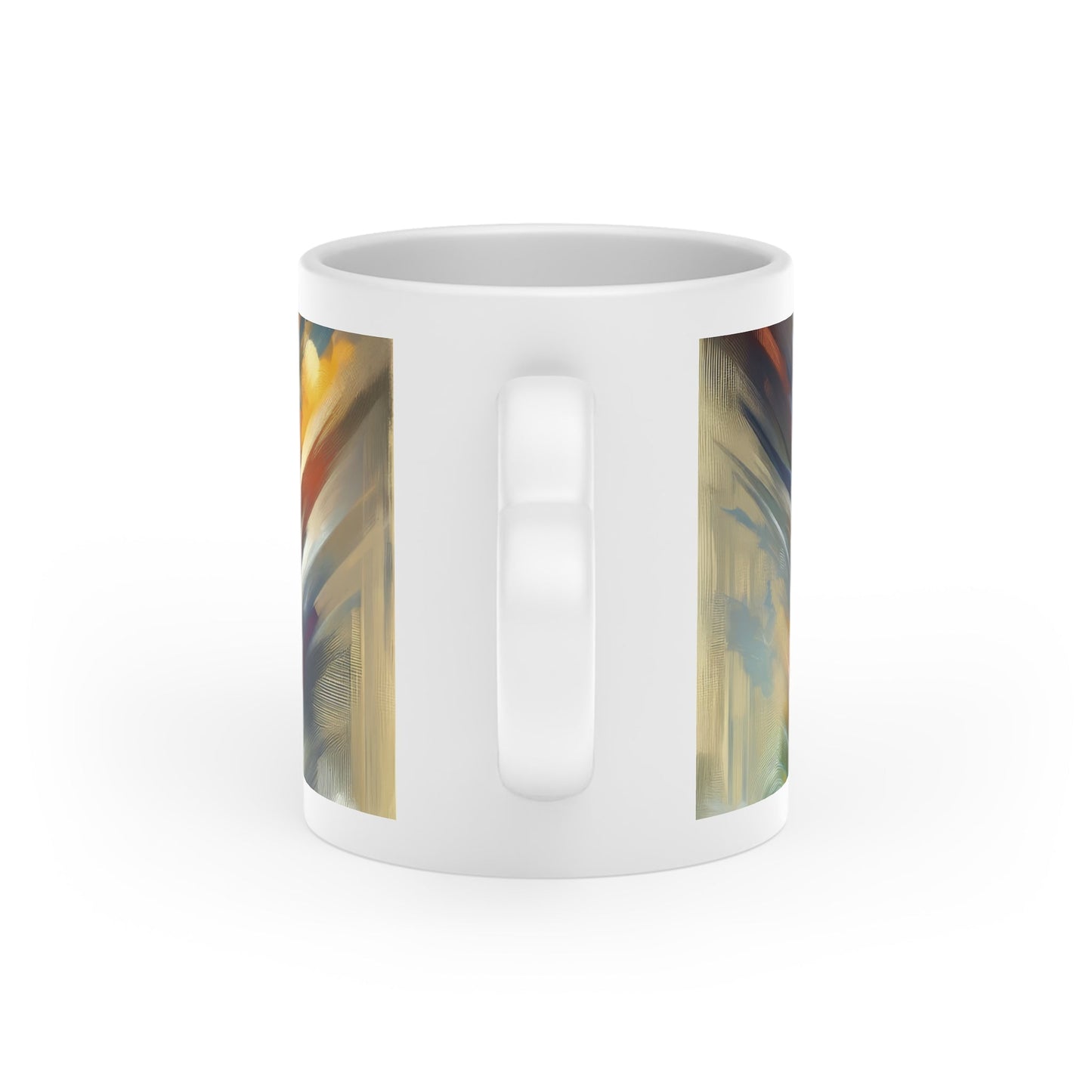 Sovereign Radiance Cultivation Heart-Shaped Mug - ATUH.ART