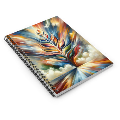 Sovereign Radiance Cultivation Spiral Notebook - Ruled Line - ATUH.ART