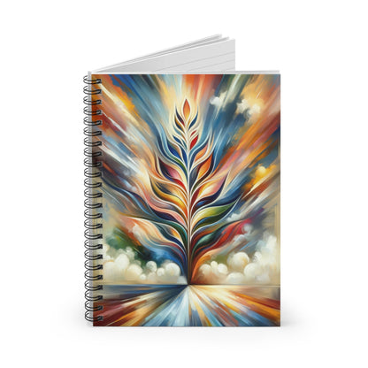 Sovereign Radiance Cultivation Spiral Notebook - Ruled Line - ATUH.ART