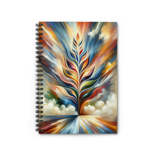 Sovereign Radiance Cultivation Spiral Notebook - Ruled Line - ATUH.ART