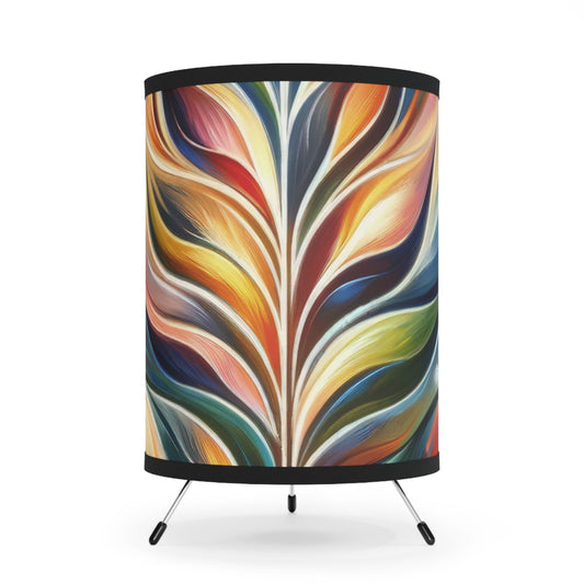 Sovereign Radiance Cultivation Tripod Lamp with High-Res Printed Shade, US\CA plug - ATUH.ART
