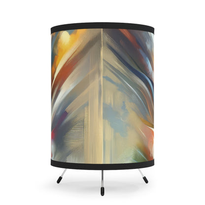 Sovereign Radiance Cultivation Tripod Lamp with High-Res Printed Shade, US\CA plug - ATUH.ART