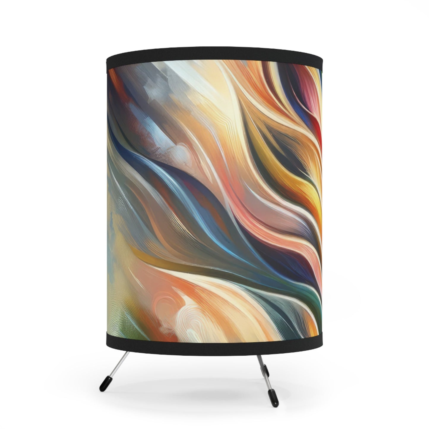 Sovereign Radiance Cultivation Tripod Lamp with High-Res Printed Shade, US\CA plug - ATUH.ART