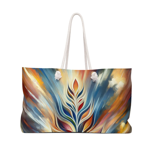 Sovereign Radiance Cultivation Weekender Bag - ATUH.ART