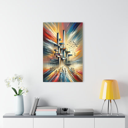 Sovereign Reflective Scaffolding Acrylic Prints (French Cleat Hanging) - ATUH.ART