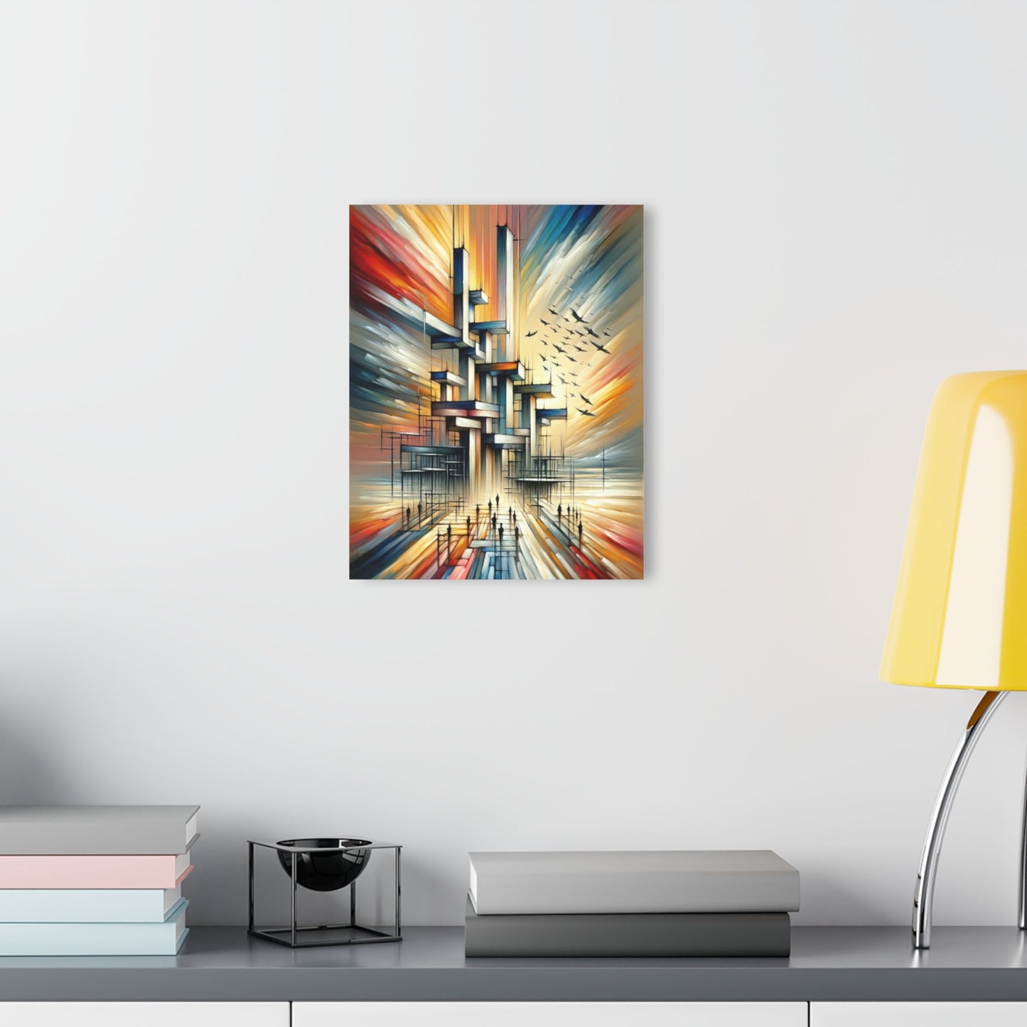Sovereign Reflective Scaffolding Acrylic Prints (French Cleat Hanging) - ATUH.ART