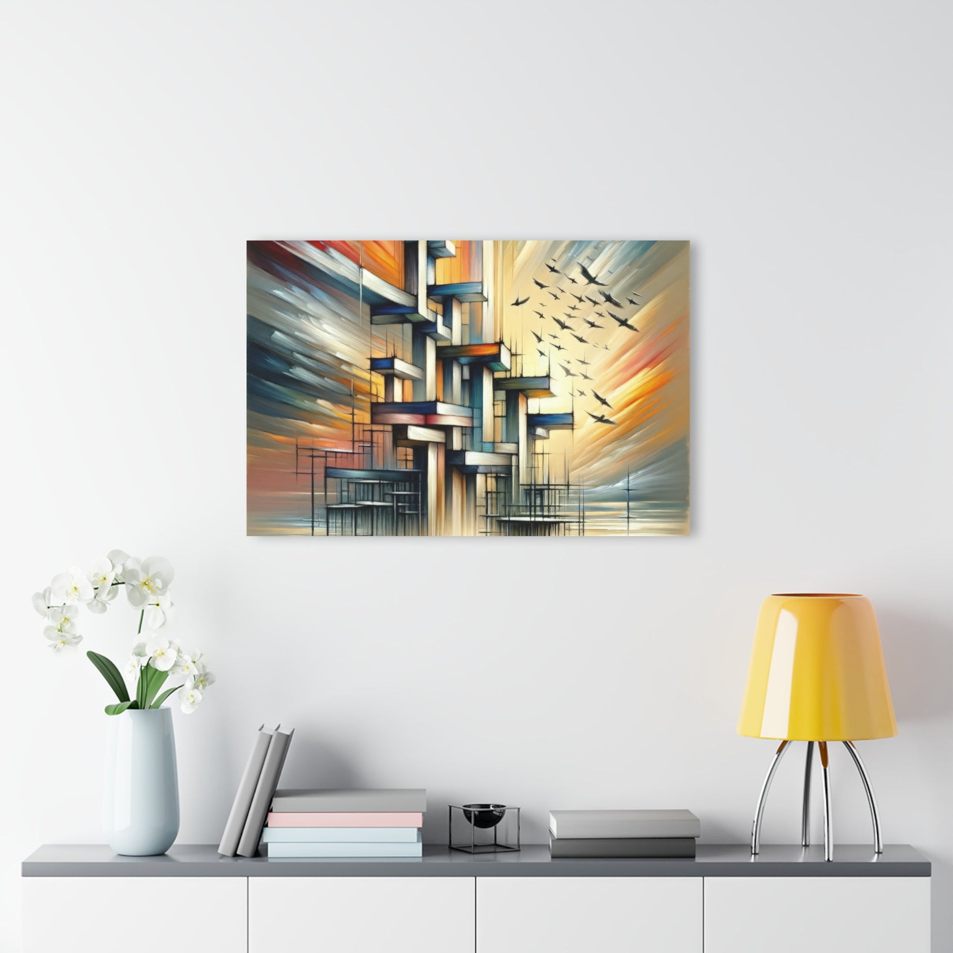 Sovereign Reflective Scaffolding Acrylic Prints (French Cleat Hanging) - ATUH.ART