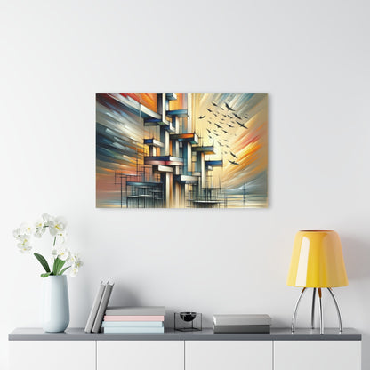 Sovereign Reflective Scaffolding Acrylic Prints (French Cleat Hanging) - ATUH.ART