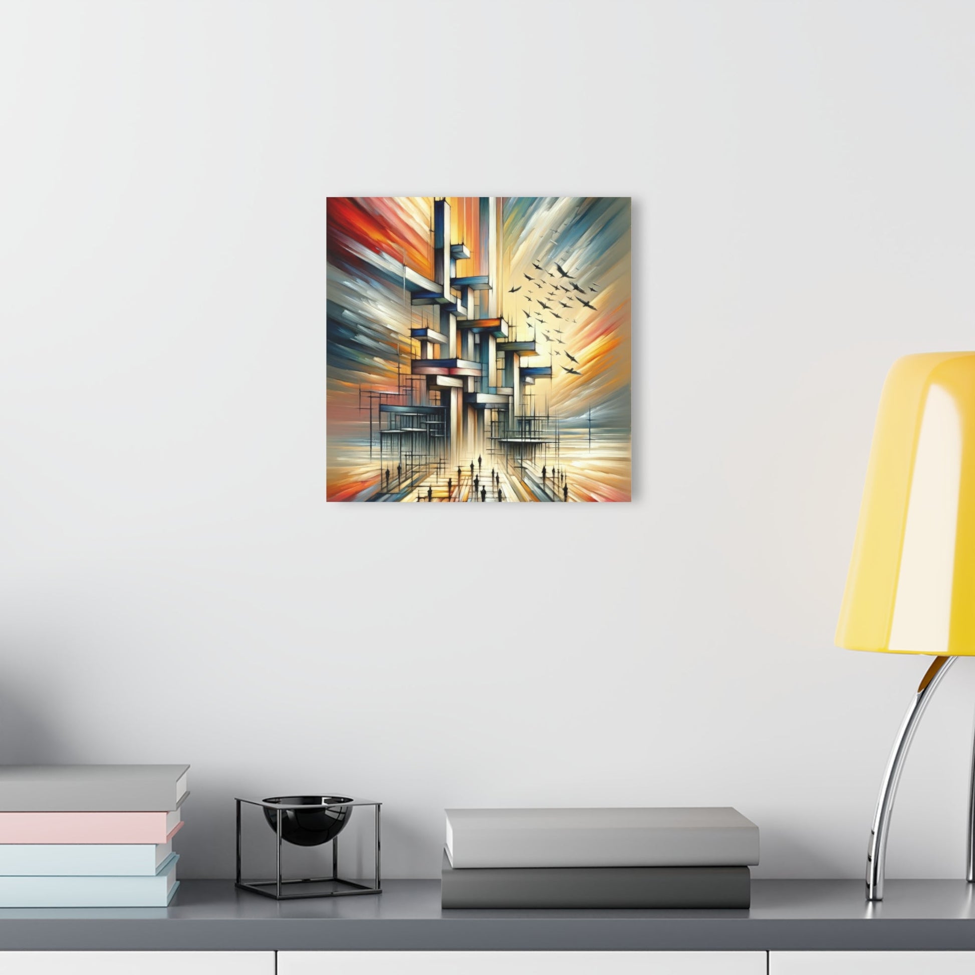Sovereign Reflective Scaffolding Acrylic Prints (French Cleat Hanging) - ATUH.ART