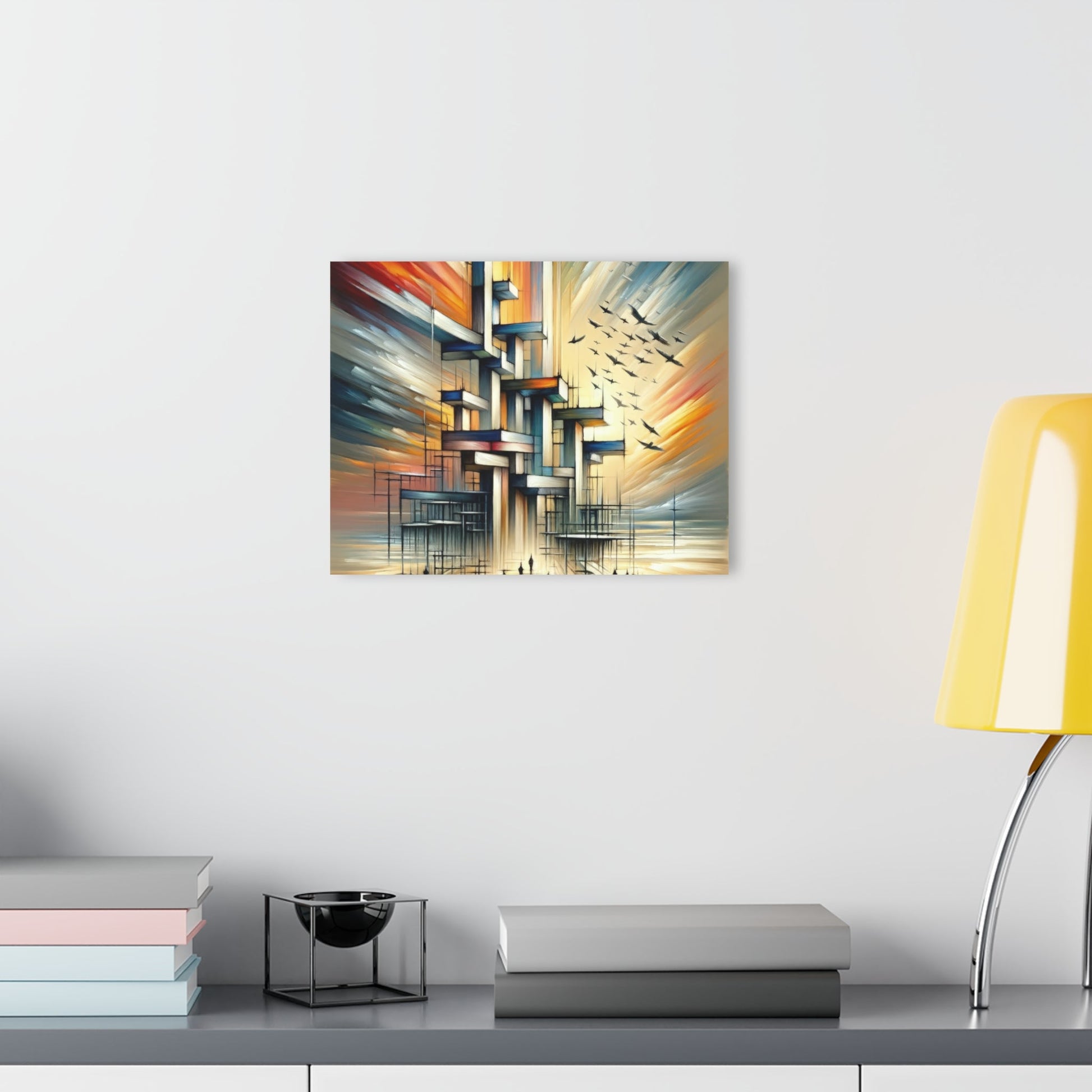 Sovereign Reflective Scaffolding Acrylic Prints (French Cleat Hanging) - ATUH.ART