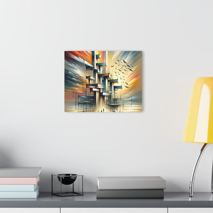 Sovereign Reflective Scaffolding Acrylic Prints (French Cleat Hanging) - ATUH.ART