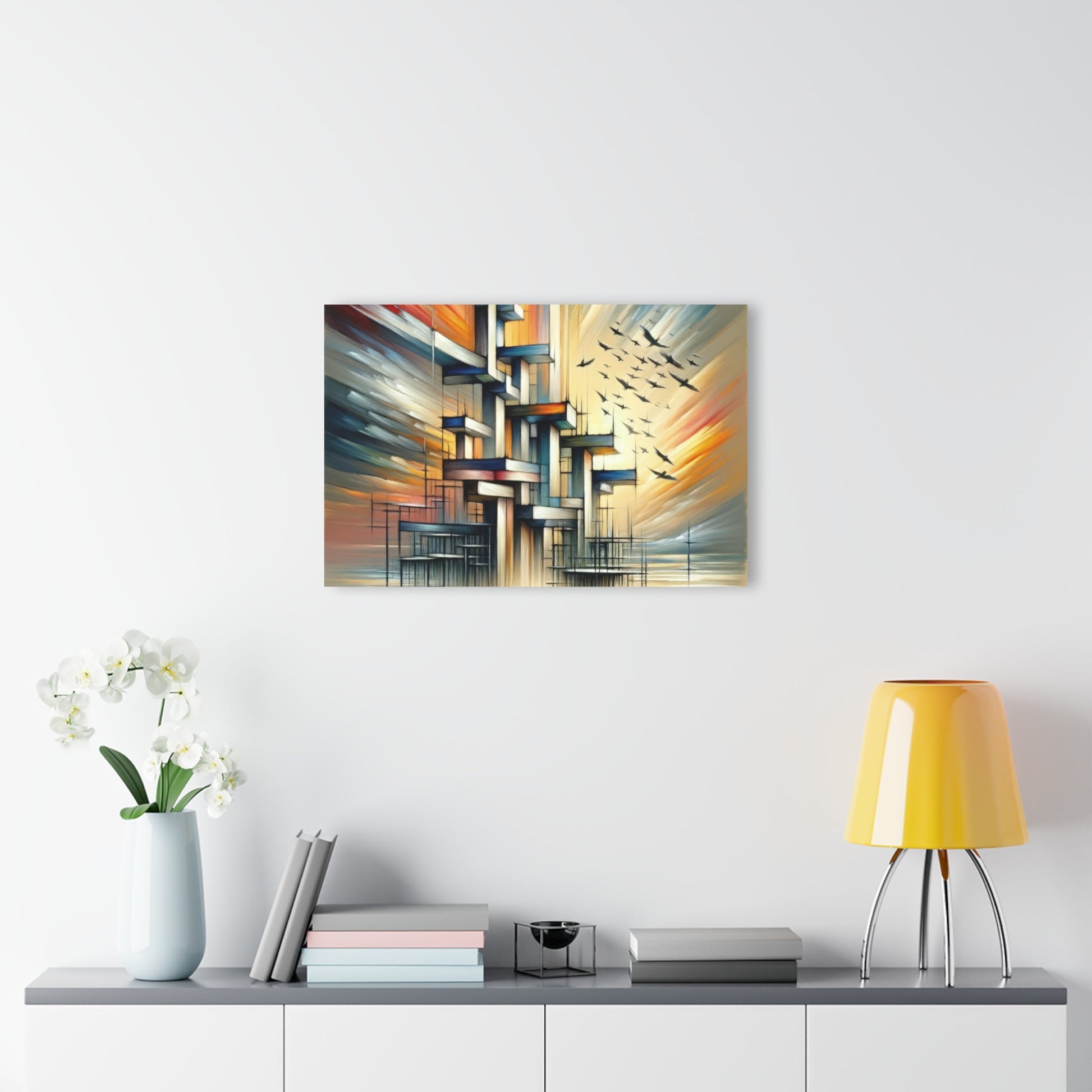 Sovereign Reflective Scaffolding Acrylic Prints (French Cleat Hanging) - ATUH.ART