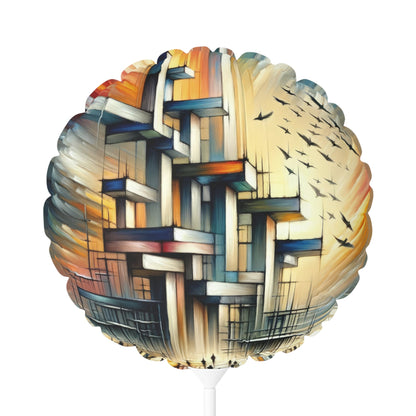 Sovereign Reflective Scaffolding Balloon (Round and Heart-shaped), 11" - ATUH.ART